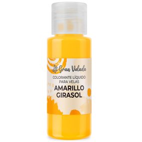 Bougies à colorant liquide jaune tournesol