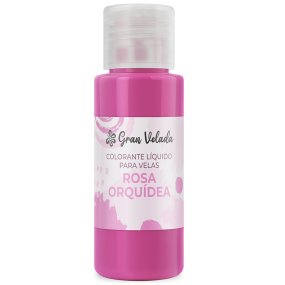 Bougies de teinture orchidée rose liquide