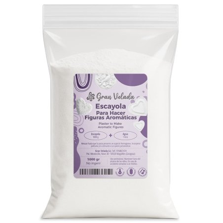 Escayola blanca, fina y con alto poder de absorción. Tienda online de material para manualidades. Escayola ideal para hacer figu