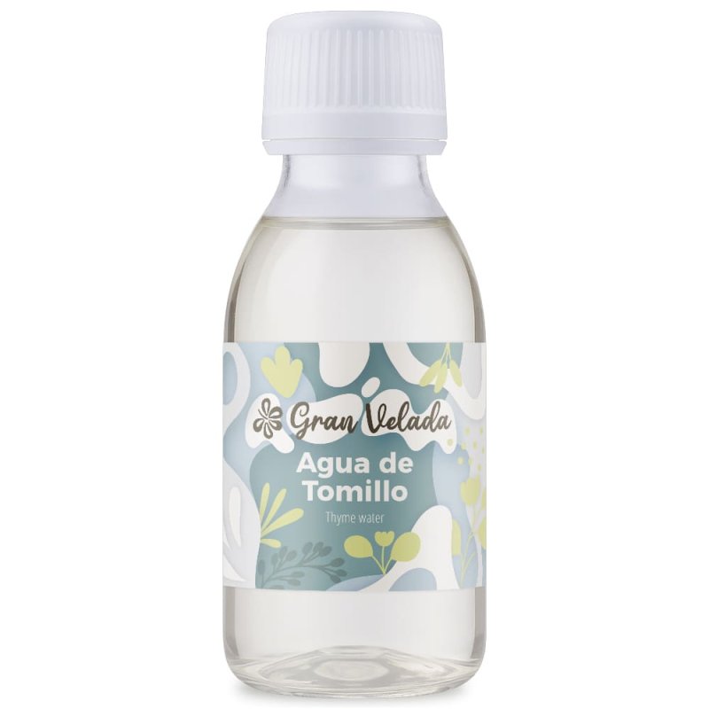 Purificante, astringente y tonificante, hidrolato de tomillo para piel mixta/grasa. Ideal en tónicos, brumas, geles y lociones. 