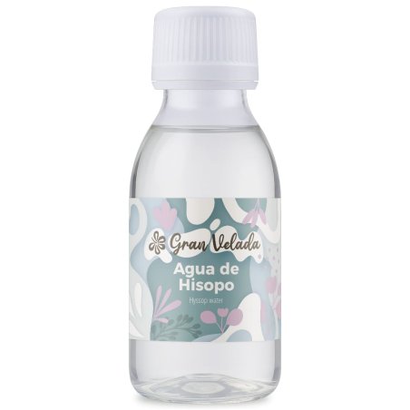 Hidrolato de hisopo: purificante y tonificante para piel mixta/grasa. Ideal en tónicos, brumas y lociones. ¡Compra en Gran Velad