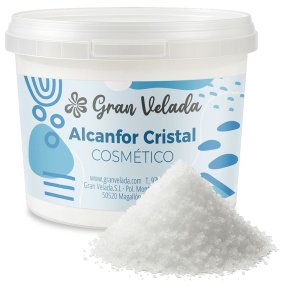 Alcanfor em cristais cosmético