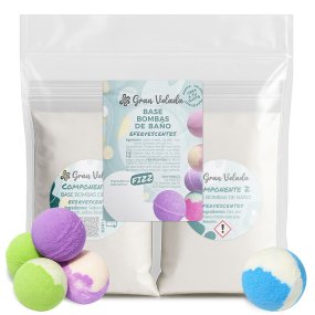 Bombes de bain effervescentes de base