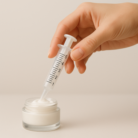 En Gran Velada puedes comprar jeringa medidora de 5 ml. Se trata de una jeringuilla de plastico, muy resistente. Hay otros model