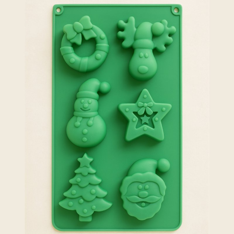 Descubre moldes de Navidad de silicona con mix de formas. Amplio catálogo para tus manualidades. Fácil de usar y envíos rápidos.