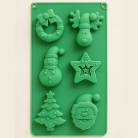 Descubre moldes de Navidad de silicona con mix de formas. Amplio catálogo para tus manualidades. Fácil de usar y envíos rápidos.