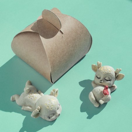Crea jabones navideños con forma de cervatillo. Incluye materiales e instrucciones paso a paso. Ideal para regalos DIY y detalle