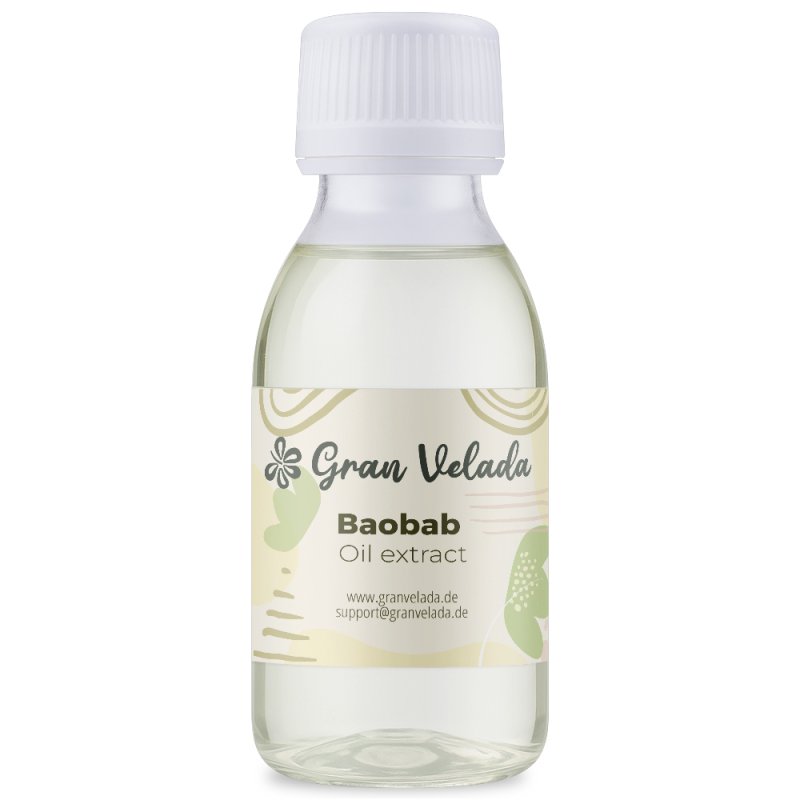 Descubre Aceite de baobab en Gran Velada. Ligero, nutritivo y antioxidante, ideal para suavizar piel y cabello. ¡Compra ahora! -