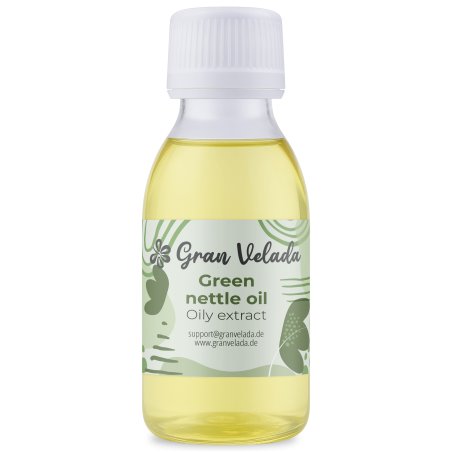 Compra aceite de ortiga verde para tus cosméticos caseros. Ingrediente vegetal purificante, ideal para piel grasa y cuero cabell