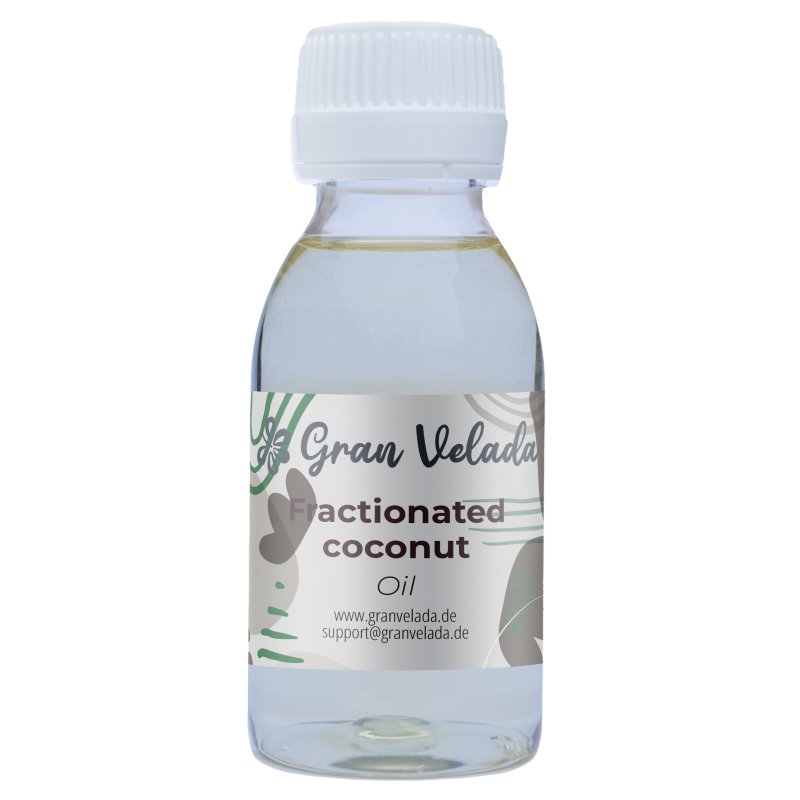 Aceite de coco fraccionado, ideal para hidratar la piel y acondicionar el cabello. Resistente a la oxidación. ¡Compra ya con env