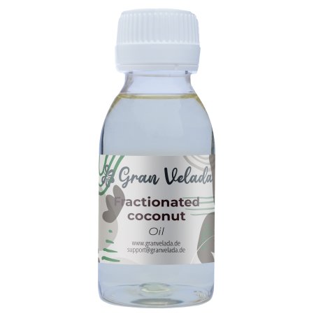 Aceite de coco fraccionado, ideal para hidratar la piel y acondicionar el cabello. Resistente a la oxidación. ¡Compra ya con env
