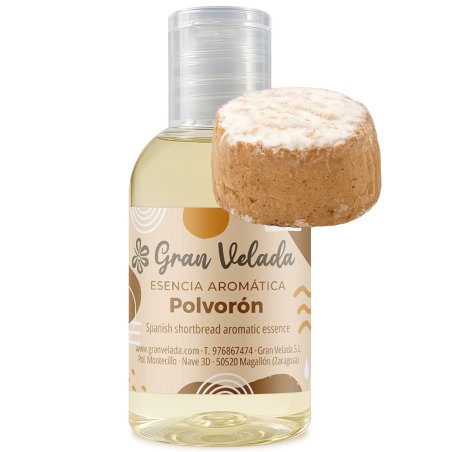 En Gran Velada puedes comprar esencias aromáticas para jabones, velas, cosmética... como esta de polvorón. Es dulce y empolvada.