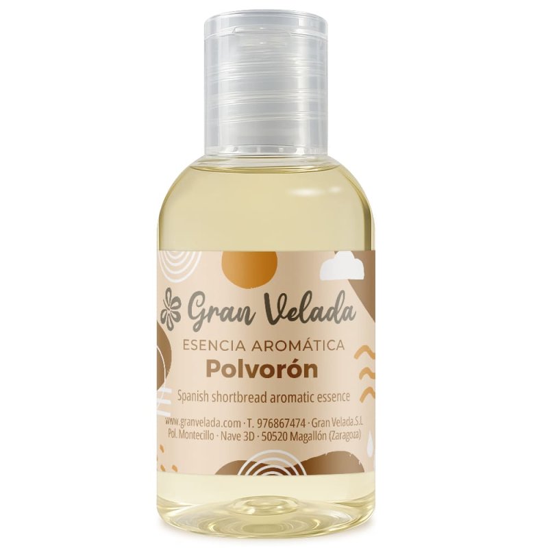 En Gran Velada puedes comprar esencias aromáticas para jabones, velas, cosmética... como esta de polvorón. Es dulce y empolvada.