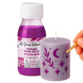 Tinta para velas violeta néon