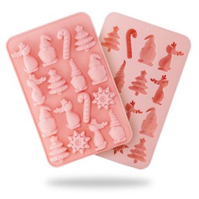 Moule formes de Noël gnomes et rennes