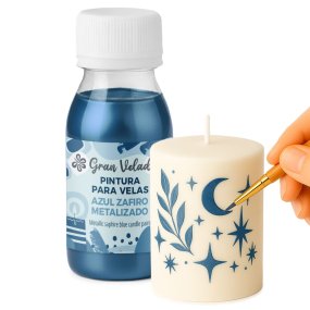 Tinta para velas azul safira metalizado