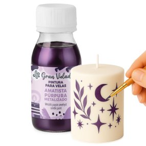 Tinta para velas ametista púrpura metalizado