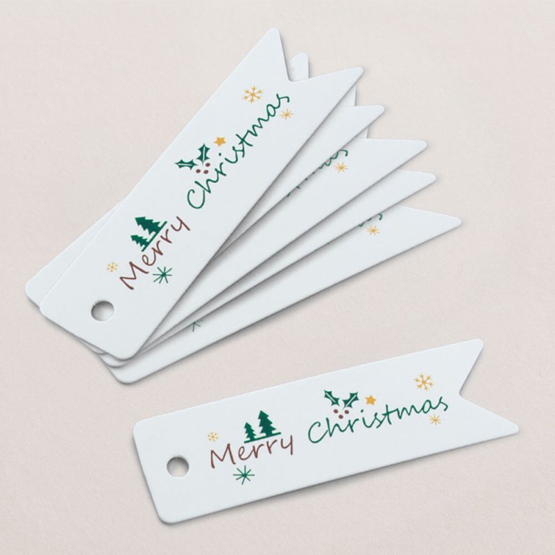 Banderín “merry christmas” para decorar velas, jabones y regalos DIY. Toque festivo y fácil de colocar. ¡Compra en Gran Velada! 