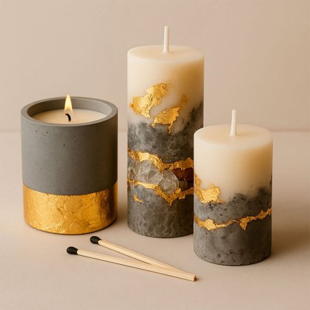 Pan de oro para decorar creaciones DIY. Da un toque dorado y sofisticado a velas, jabones y más. ¡Compra en Gran Velada! - Cómo 