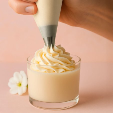 Cera velas chantilly por mayor. Ideal para velas decorativas con efecto nata. Formato 20 kg. ¡Compra profesional en Gran Velada!