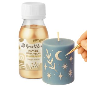 Tinta para velas champanhe
