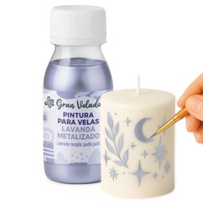 Tinta para velas lavanda metalizado