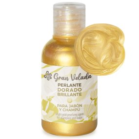 Perlante líquido dorado brillante