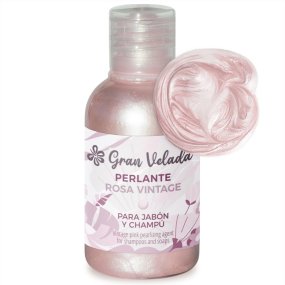 Líquido perolado rosa vintage