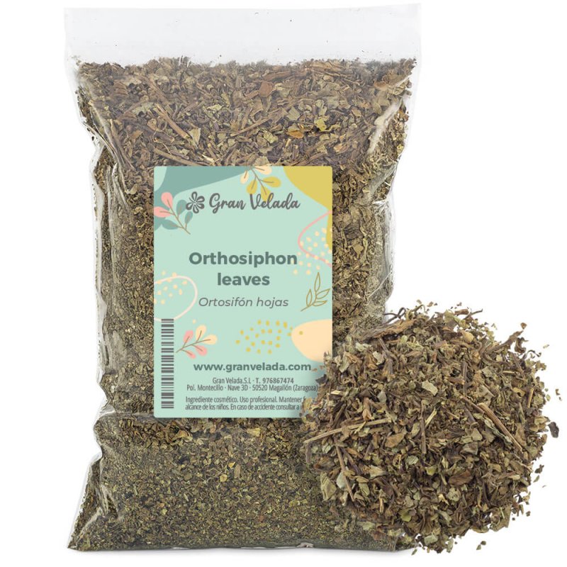 Ortosifón hojas secas. Base botánica ideal para tónicos, geles y jabones DIY. Aporta un toque herbal y equilibrante. ¡Compra en 
