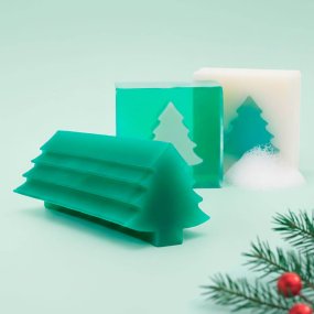 Molde de inclusão pinheiro de Natal