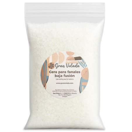 Cera para fanales de baja fusión. Ideal para velas decorativas huecas con acabado liso y traslúcido. ¡Compra en Gran Velada! - C