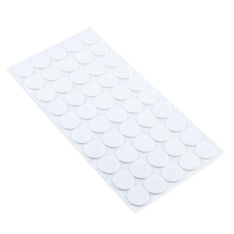 Adhesivos para portamechas medianos. Fijan la mecha en velas en vaso de forma segura y rápida. Pack de 50 unidades. ¡Compra en G