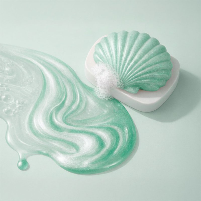 Líquido perlante verde agua para jabones, geles y champús. Aporta un efecto nacarado brillante. ¡Ideal para cosmética DIY en Gra