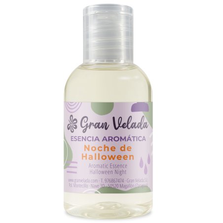 Compra esencia aromática Noche de Halloween en Gran Velada. Ideal para jabones, velas y cosméticos. ¡Perfecta para fragancias mi
