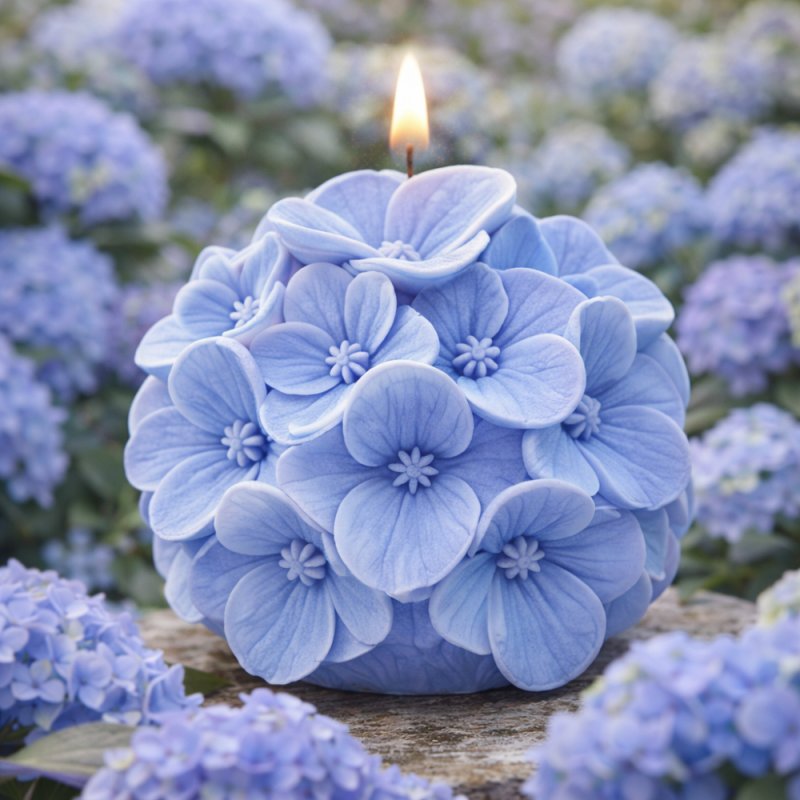 Crea figuras decorativas con diseño floral, ideal para creaciones artesanales. Molde flexible, resistente y fácil de desmoldar. 