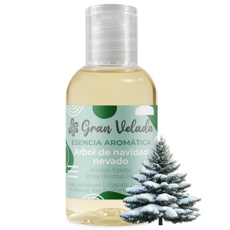 Compra la esencia árbol navidad nevado en Gran Velada. Ideal para perfumes, jabones, velas,y cosmética casera con el frescor de 