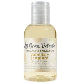 Essência aromática de baunilha e gengibre
