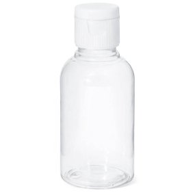 Frasco pet 50 ml tampa flip-top