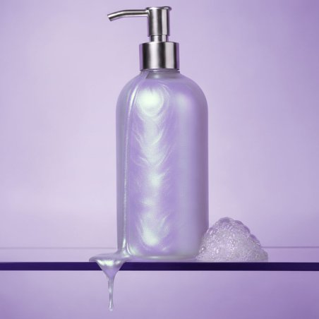 Consigue un color perla violeta y efecto nacarado en tus jabones, geles y champús caseros. Añádelo en frío. ¡Ideal para pigmento