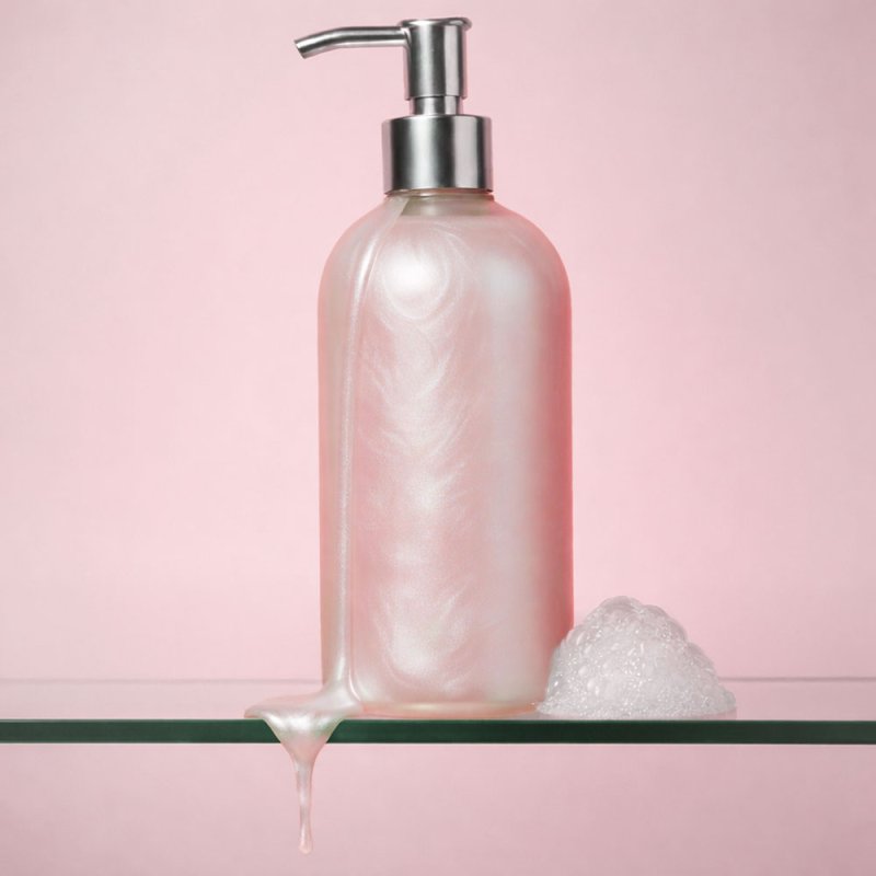 Líquido perlante rosa vintage. Aporta un suave efecto nacarado a jabones, geles y champús. ¡Dale estilo a tus creaciones con Gra