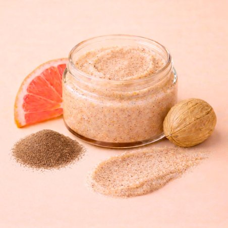 En Gran Velada puedes comprar particulas exfoliantes de cascara de nuez de 200 micras. Son puras y naturales. Calidad y buen pre