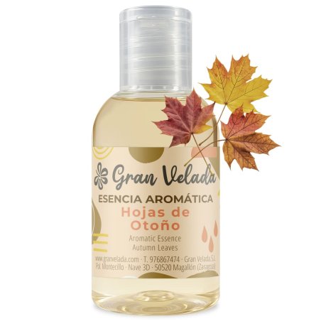 Compra esencia aromática Hojas de Otoño en Gran Velada. Ideal para jabones, velas y cosméticos. ¡Perfecta para capturar la fresc