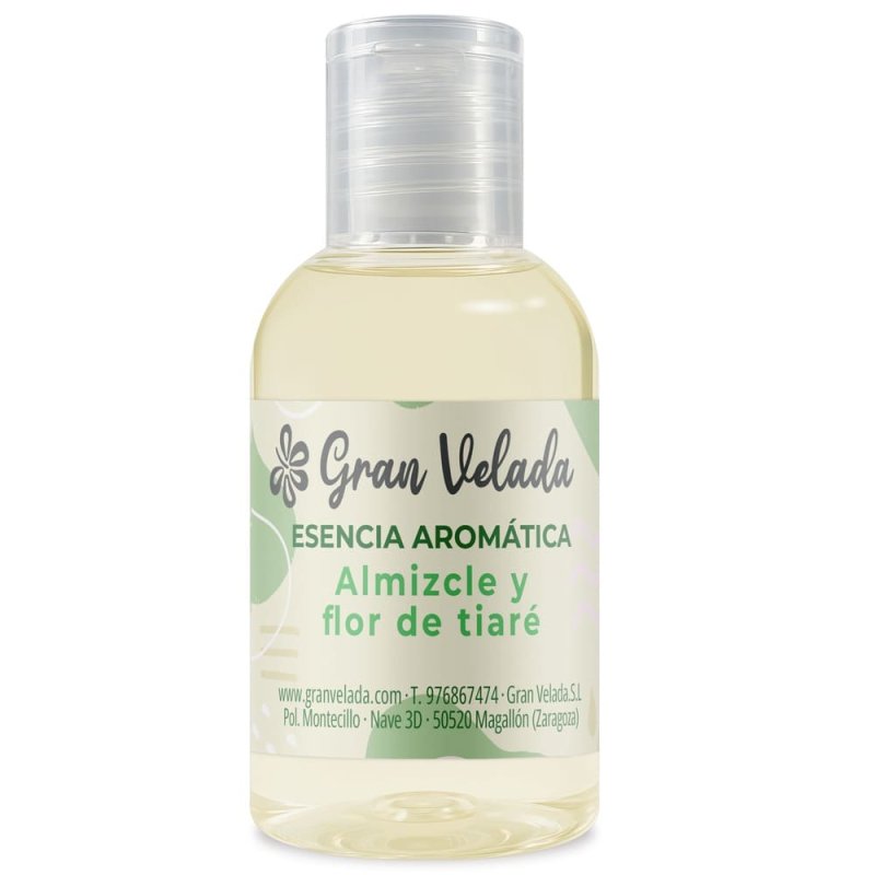 Compra esencia aromática almizcle y flor de tiaré en Gran Velada. Fragancia sofisticada con notas empolvadas y florales. ¡Ideal 