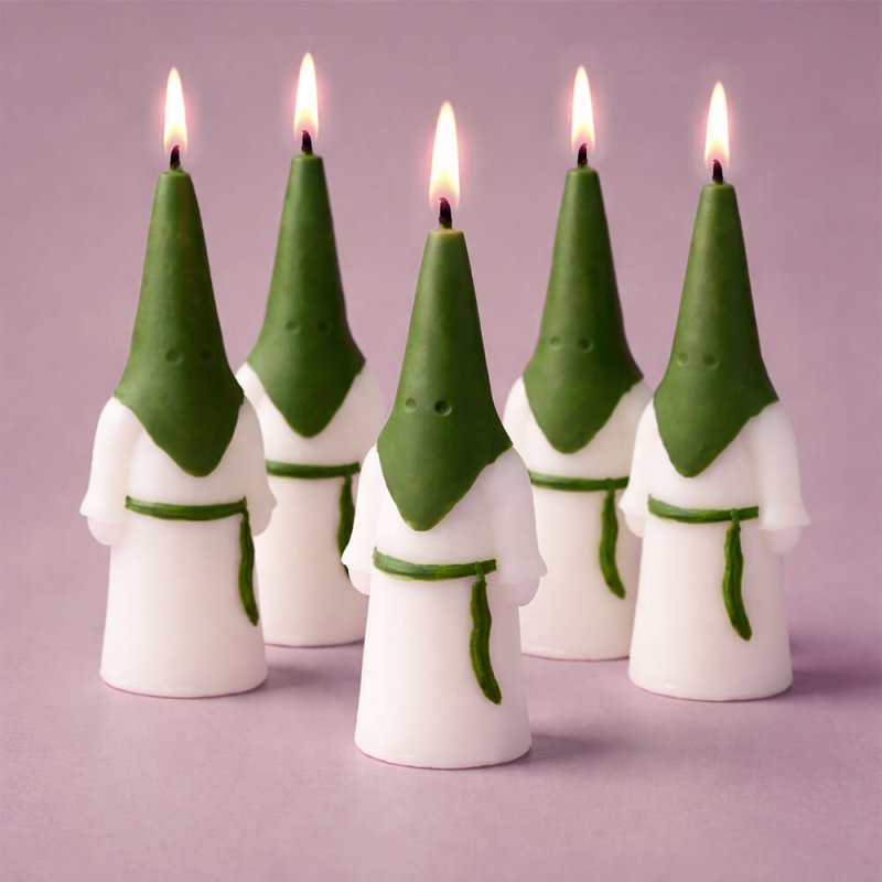 Kit para hacer velas Nazareno con molde de silicona y materiales incluidos. Crea hasta 10 velitas aromáticas paso a paso. Ideal 