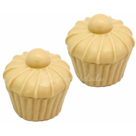 Descubre nuestro molde Cupcake con diseño de Rosita, perfecto para tus creaciones de jabón. ¡Compra todo lo que necesitas en Gra
