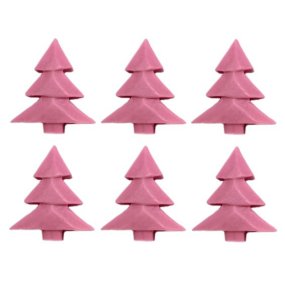 Molde para sabonetes 6 pinheiros Natal