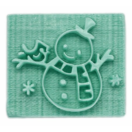 Descubre sellos para jabones con diseño de muñeco de nieve. Añade un toque especial a tus creaciones con envíos rápidos y amplia