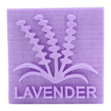 En Gran Velada puedes comprar sellos para jabones artesanales, como este bonito modelo de lavanda. ¡Fáciles de usar! Amplio catá