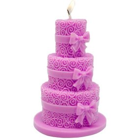 Moule à gâteau de mariage à 3 hauteurs pour bougies