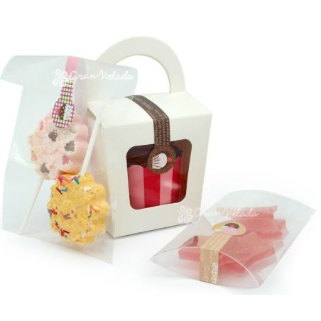 Descubre en Gran Velada pegatinas para packaging, como el irresistible modelo precinto sweet. Catálogo amplio, venta al por mayo
